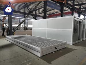 Maison préfabriquée en métal de 10 20 30 40 pieds Maison pliable en acier fabriqué avec escalier pour hôtels ou entrepôts - Product Image 5