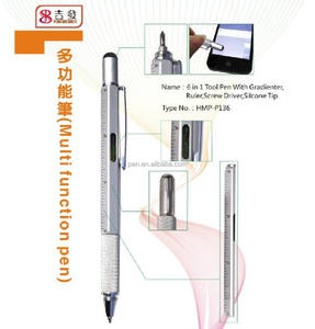 Penna Multifunzione Promozionale in Metallo con Touch Screen, Righello, Livella, Cacciavite e Penna a Sfera, Colore Personalizzabile, Forniture per Disegno Parker - Product Image 6