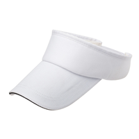 Verano deportes poliéster algodón sol sombrero color sólido correr ciclismo béisbol sombreros logotipo personalizado visera a prueba de sol sombreros