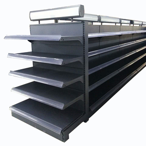 Rayonnage perforé double face de faible puissance de gondole de <span class=keywords><strong>supermarché</strong></span> en métal avec le revêtement époxyde de poudre - Product Image 5
