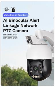 Câmera de Segurança CCTV IP POE 4K 8MP 6MP com Zoom 22X, Rastreamento Automático, Visão Noturna Externa, Luz Híbrida de Alta Velocidade, PTZ, <span class=keywords><strong>NVR</strong></span> e Dados - Product Image 2