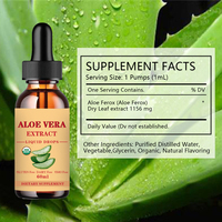 Vente flash - Extrait d'aloe vera liquide - 60 ml - Gouttes d'aloe vera