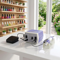 Perceuse et lime à ongles électrique en plastique sans vibration 30000 tr/min portable professionnelle multi-tension