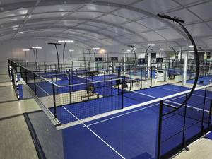 KINGMARTE Q235 Tubo de Acero Galvanizado en Caliente de 12 mm, Césped Artificial de 12 mm, Vidrio Templado Panorámico, Pista de Pádel con Recubrimiento de Zinc - Product Image 5