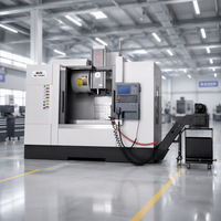 Machine de fraisage CNC FANUC verticale automatique robuste à 3 axes avec guide-rail BOX et magazine d'outils 24T pour l'usinage des métaux