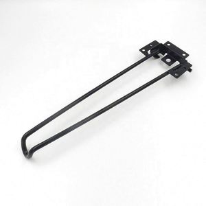 Pieds de table pliables en fer pour mobilier, 15 cm de long, robustes, pour usage hospitalier, finition argentée, vente en gros - Product Image 5