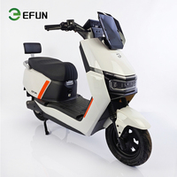 Sepeda Listrik Kecepatan Tinggi 1500W Skuter Roda 10 Inci 60V 70V Sepeda Motor Moped Komuter Kota Dewasa