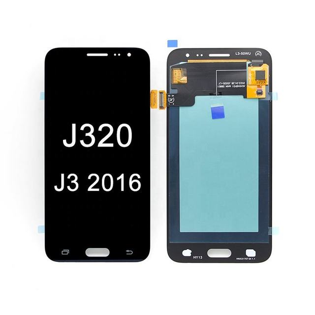 For Samsung J3 2016 OLED Display Touch Screen Digitizer Assembly Replacement with 3 Year Warranty