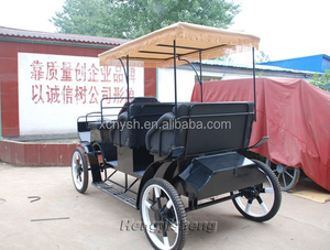 Chariot à chevaux électrique au design royal victorien classique avec 4 roues en acier pour une utilisation en extérieur - Product Image 2