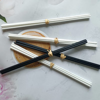 Bâtonnets diffuseurs d'ambiance en fibre sans colle, durables, noirs, blancs, couleur bois, taille personnalisée
