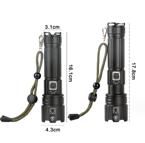 Có thể sạc lại xhp90.2 <span class=keywords><strong>Led</strong></span> đèn pin 3500 Lumens cao ngoài trời siêu sáng cầm tay ánh sáng đèn flash với 5 chế độ - Product Image 2