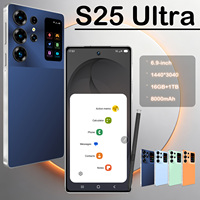 Smartphone Android 5G S25ultra Modèle 2026 avec triple appareil photo 108MP et stylet pour fabricants de téléphonie mobile en gros