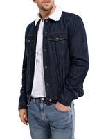 Veste en Jean doublé Style Western pour homme, décontractée, Style camionneur