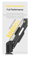 Support de bras double pour moniteur d'ordinateur, support de bureau, support de moniteur d'ordinateur portable, bras de montage tendance