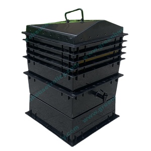 5 Tray Worm Factory Standard Worm Bin for Recycling Food Waste at Home Vermi composting Stackable Composting Bin