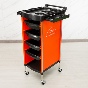 Modern Design Black Barber Trolley Stainless Steel Trolley Manicure - Product Image 5