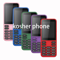 Téléphone mobile 4G casher, fabricant ODM, matériel et logiciel personnalisés, téléphone portable débloqué, bandes USA Israël, fonction calendrier hébreu