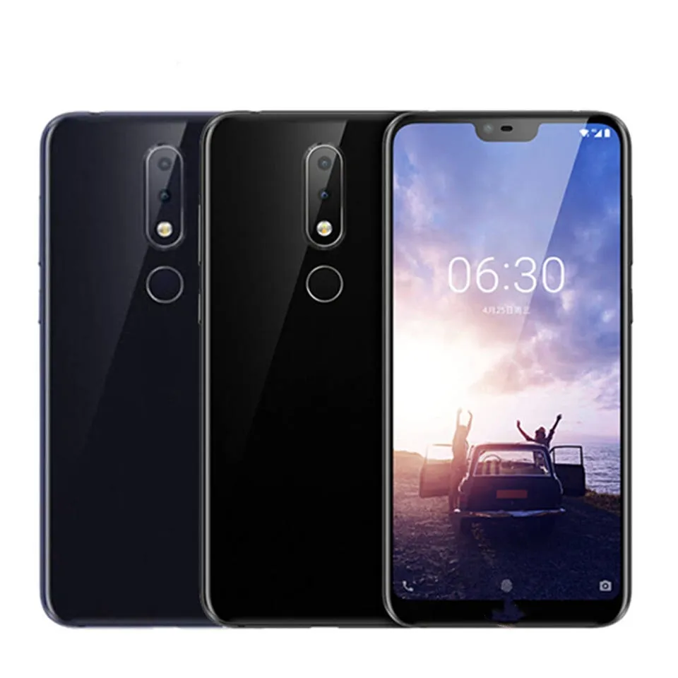 Wholesale Original Unlocked Used Phones AA Stock For Nokia 6.1 Plus Nokia X6