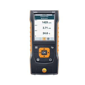 Testo 440 Instrument de mesure multifonctionnel, kit de détection de la vitesse du vent, de la température, de l'humidité et des gaz avec connectivité Bluetooth - Product Image 3