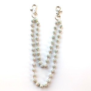 Mặt dây chuyền nhiều lớp hình quả cầu disco 10mm, chuỗi đeo túi quần jean, dây lưng, chuỗi hip hop, hạt pha lê, ví, dây chuyền dành cho nam nữ, quà tặng - Product Image 6