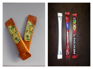 Tự động đa Lane bột thanh Gói máy đóng gói 2 dòng đường cà phê thanh đóng gói 3 trong 1 Cà phê thanh máy đóng gói - Product Image 2