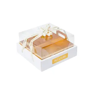 Caja de impresión fabricante bajo precio capa pastel caja de cartón para embalaje de pastel de 12 pulgadas