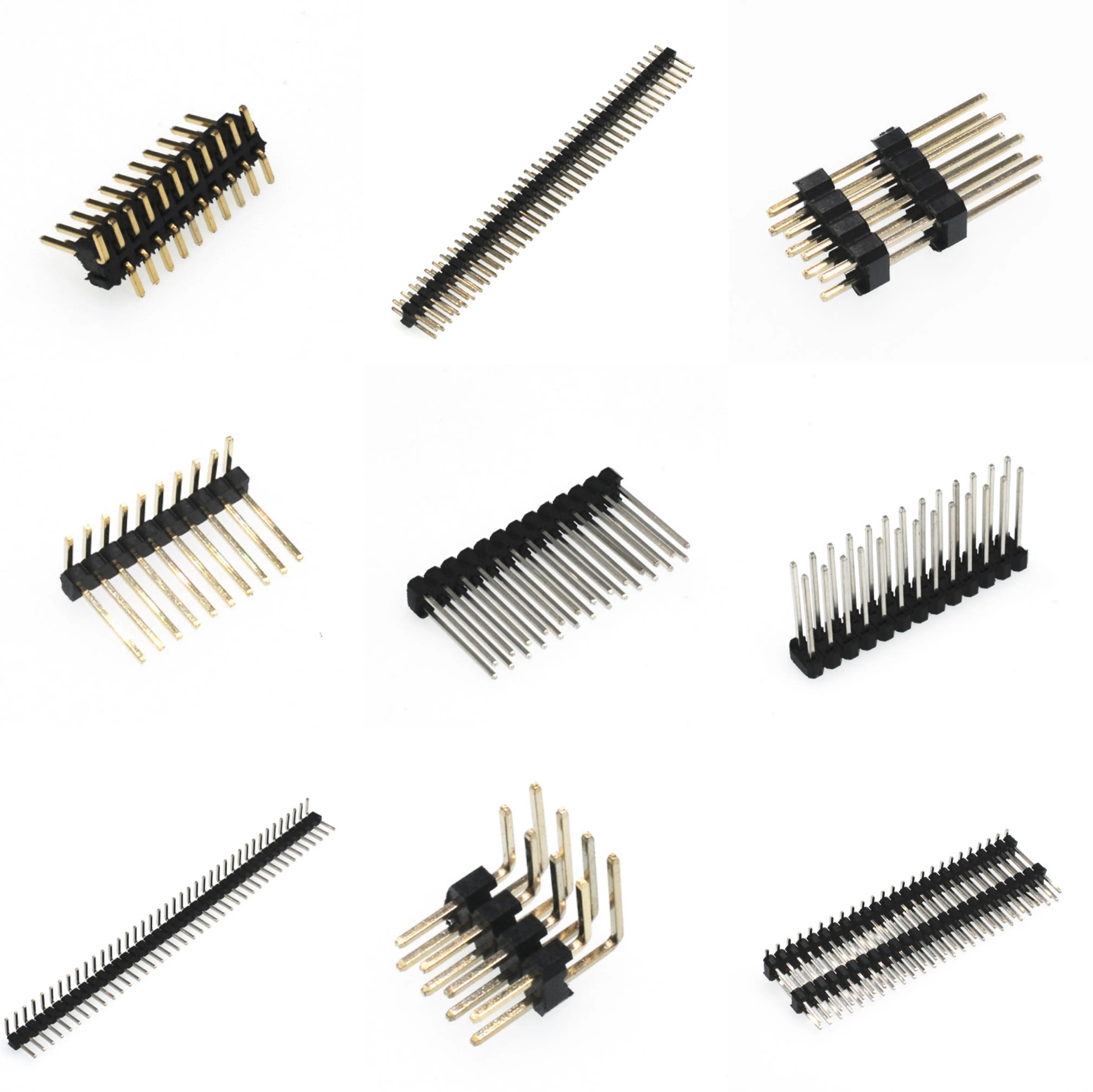 1.5mm 5.08mm right angle pitch single double row 2.54mm female pin header connector