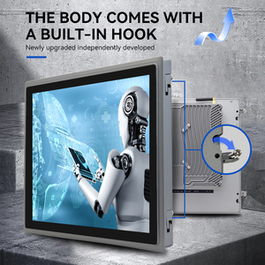 New 15 inch 6 mét IP65 không thấm nước pcap trong nhà cảm ứng công nghiệp Màn hình Màn hình độ sáng cao 1024*768 Độ phân giải USB VGA ATM - Product Image 3