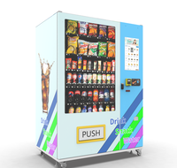 Distributeur automatique de snacks et de boissons, écran tactile intelligent de 22 pouces, pour les lieux publics