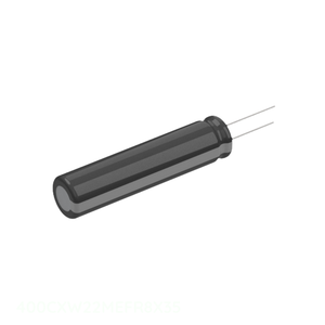 Condensateur radial TH original 22 µF traversant 400CXW22MEFR8X35 CAP ALUM 22UF 20% 400V - Product Image 1