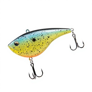 Nouvel Arrivage Leurres VIB Rigides 8cm 21g, 8 Couleurs, Yeux 3D, Lancer Longue Distance, Appâts Sonores pour Brochet, Blackfish, Poisson Mandarine - Product Image 1