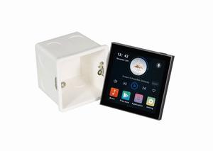 Pantalla táctil de 4 pulgadas, sonido estéreo de cine en casa, Wifi, BT, TF, USB, canción en línea en la pared, amplificador compatible con Control de voz, reproductor de música - Product Image 2