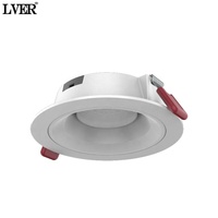 Éclairage encastré en aluminium pour plafond intérieur à haute luminosité 24V, AC220V, anti-éblouissement, spot encastré 3CCT, tube lumineux intégré