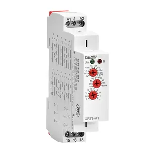 GRT8-M Multifunctional time relay AC220V Power delay disconnect DC 12V 24V controller
