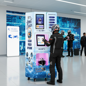 Equipo de Autolimpieza de Cascos para <span class=keywords><strong>Gasolineras</strong></span>, Estacionamientos y Servicio de Motocicletas - Product Image 5