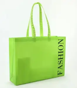 Waterproof Laminated PP Eco Non Woven Shopping Bag with Logo Free Sample Non Woven Gift Bag