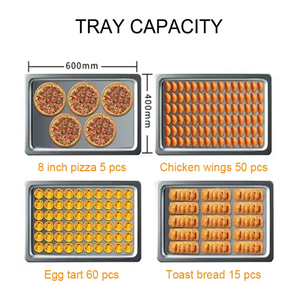 Oven Dek Komersial Set Lengkap, Peralatan Pembuat Roti Otomatis, Oven Listrik 1/<span class=keywords><strong>2</strong></span>/<span class=keywords><strong>3</strong></span> Dek dengan Termostat yang Dapat Disesuaikan - Product Image 3