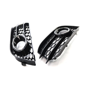 Audi A1 Front Bumper Fog Light Grille 8X0807681A Glossy Black Electroplated Ring For 2011-2014 - Product Image 4