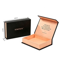 Boîtes cadeaux magnétiques de luxe personnalisées pour les marques de cosmétiques et de soins de la peau, boîtes cadeaux rigides en carton de qualité supérieure, vides