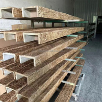 Balok Kayu PU Faux Wood Beam Satu Bagian Terpadu 100% Poliuretan Tahan Air Tahan Api Motif Kayu untuk Plafon Hotel Restoran
