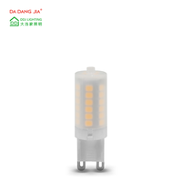 Ampoule LED G9 à intensité variable parfaite ampoule T4 G9 givrée 3W 300Lumen 120V 220V 2700K blanc doux sans scintillement lampe LED G9