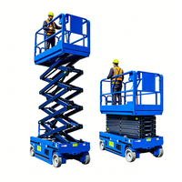 Plateforme élévatrice à ciseaux compacte 230 kg 6m 10m 14m pour l'entretien en allées étroites OEM