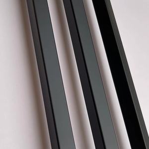 Présentoir pliable en acier inoxydable noir et or <span class=keywords><strong>pour</strong></span> vêtements, support de magasin, cintre de présentation, emballé en carton - Product Image 5