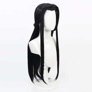 วิกผมยาวตรงสีดำสังเคราะห์สำหรับคอสเพลย์ตัวละครนิกกี้ เมเดน จากเกมวิคตอรี่ มิวส์ รุ่น GAHC-031 - Product Image 2