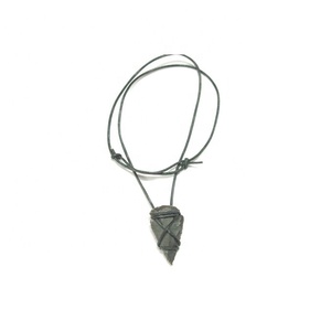 Collar de cadena y cordón con puntas de flecha |   Joyería Clásica de Compromiso y Boda Chapada en Oro/Plata Natural al por Mayor - Product Image 1