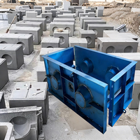 Molde de Ladrillo de Cemento Tipo Lego, Acero Resistente, Tamaño Personalizado para Construcción de Muros de Contención de Apilamiento en Seco