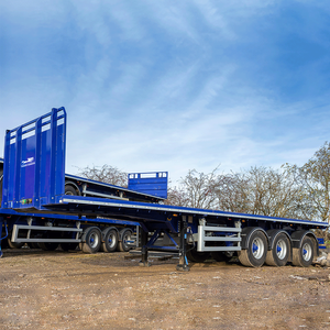 Esqueleto Contenedor Dolly Trailer Flatbed Trailer Semi Truck Trailer para la venta - Product Image 2