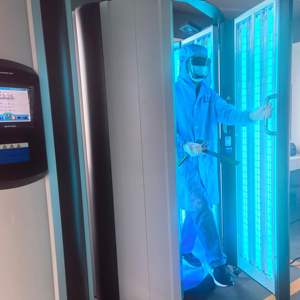 Armoires à ondes étroites pour le corps entier Kernel KN-4001 : <span class=keywords><strong>Solution</strong></span> sûre et efficace avec 40 tubes de 100W, recommandée par les médecins et les dermatologues - Product Image 2