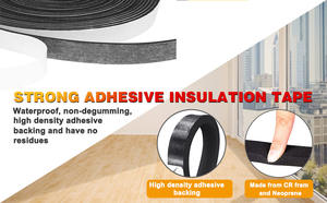 Cinta <span class=keywords><strong>de</strong></span> Espuma Autoadhesiva, Tiras <span class=keywords><strong>de</strong></span> Aislamiento, Sellado <span class=keywords><strong>para</strong></span> Puertas y <span class=keywords><strong>Ventanas</strong></span>, Aislamiento Acústico, Insonorización - Product Image 5