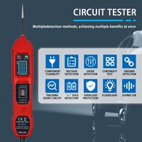 823 Smart Car Circuit Tester Pantalla LED de voltaje Alimentado por USB Versión de software más nueva Compatible 3,5-36V DC Analizador de vehículos